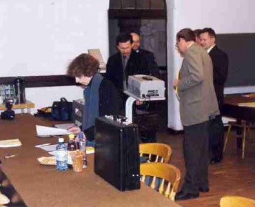 Wrocław University of Technology, Faculty of Architecture, few minutes before opening of LSCE 2001