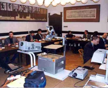 Lecture room during session