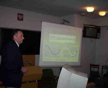 Chairman of IASS PC, Prof. Jan B. Obrębski under lecture